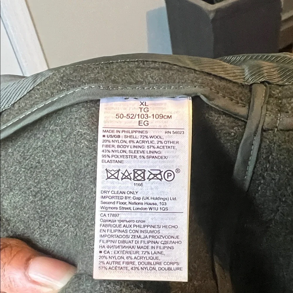 Banana Republic Dark Pea Coat - Picture 5 of 6